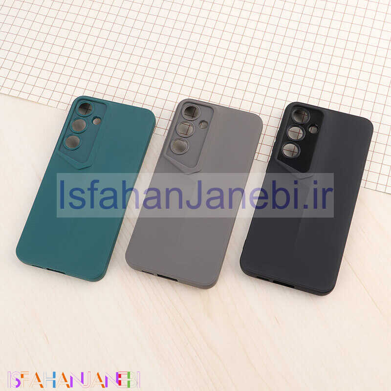 اصفهان جانبی-قاب ژله ای پورش دیزاین سامسونگ Galaxy S24 FE محافظ لنزدار