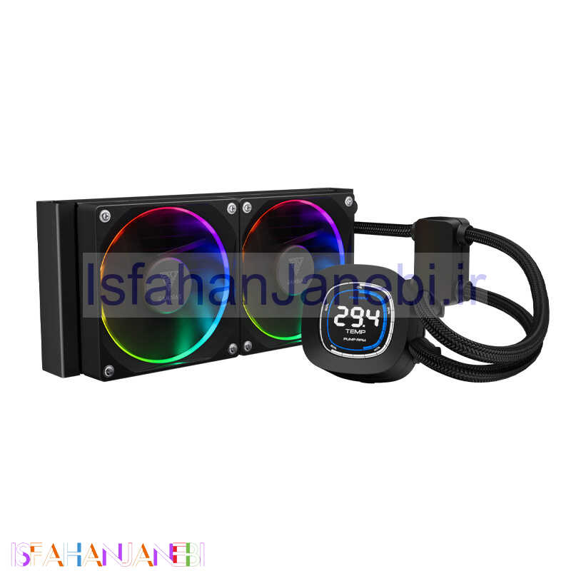 اصفهان جانبی-فن خنک کننده CPU گیم دیاس Gamdias Chione M4-240 ARGB