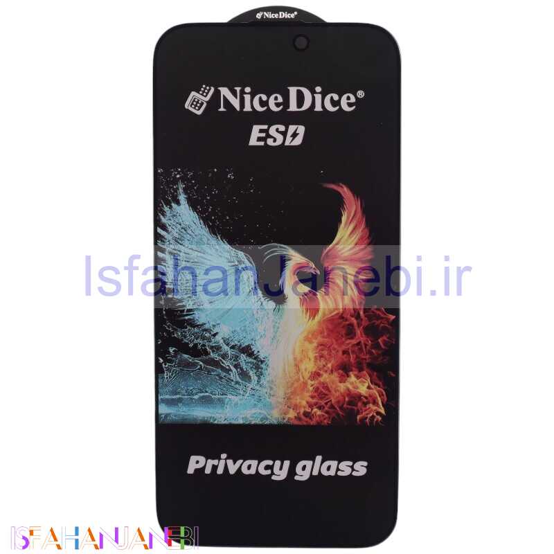 اصفهان جانبی-گلس پرایوسی Nice Dice آیفون iPhone 16 Pro Max