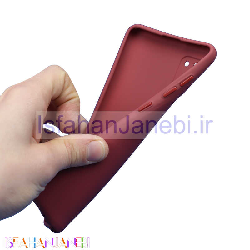 اصفهان جانبی-قاب طرح سیلیکونی محافظ لنزدار Samsung Galaxy A31