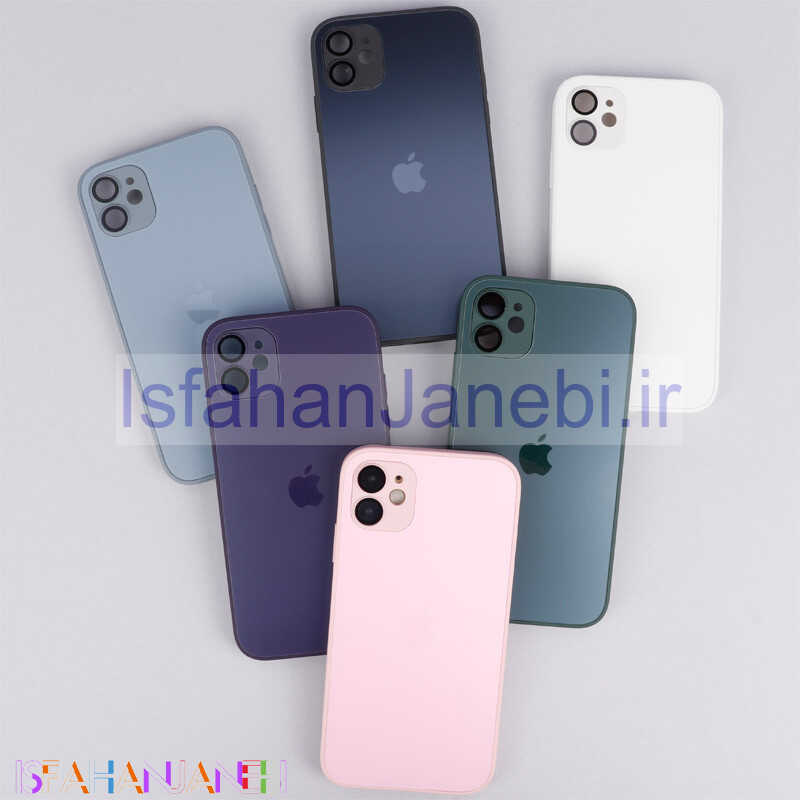 اصفهان جانبی-قاب پشت گلسی لیزری AG-GLASS محافظ لنز شیشه ای iPhone 11