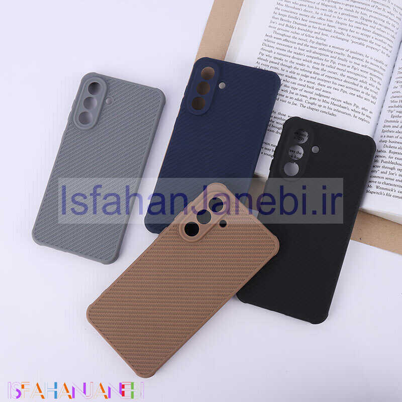 اصفهان جانبی-قاب ژله ای سامسونگ Galaxy A56 طرح سیلیکون کربنی محافظ لنزدار