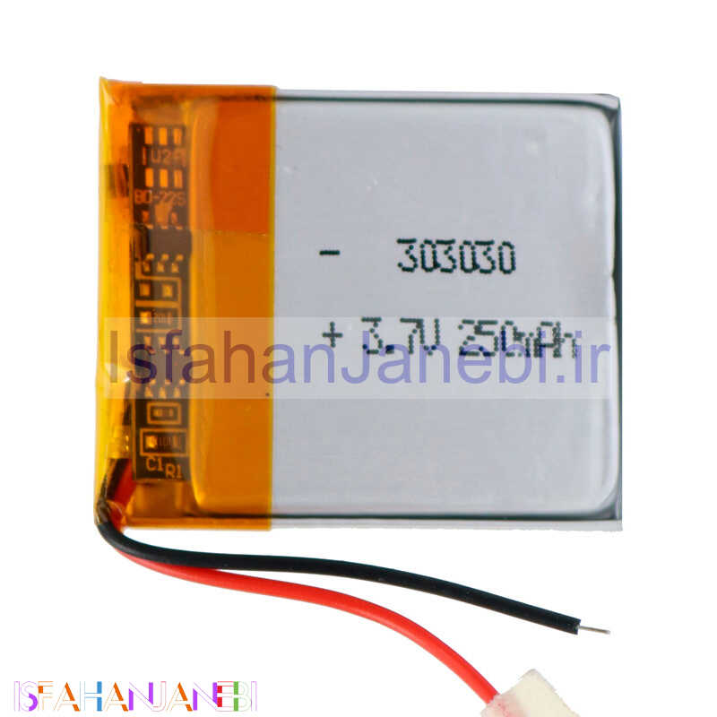اصفهان جانبی-باتری لیتیوم 250mAh 30*25*3mm 303030