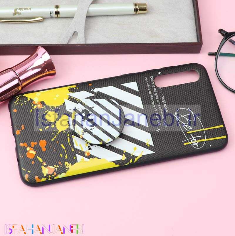 اصفهان جانبی-قاب فانتزی برجسته + پاپ سوکت کد18 سامسونگ A30s/A50s