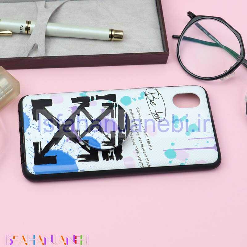 اصفهان جانبی-قاب فانتزی برجسته + پاپ سوکت کد17 سامسونگ A01 Core