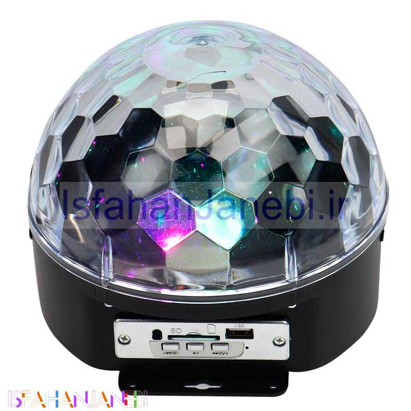 اصفهان جانبی-اسپیکر بلوتوثی رم و فلش خور چراغ دار 1521 + ریموت کنترل