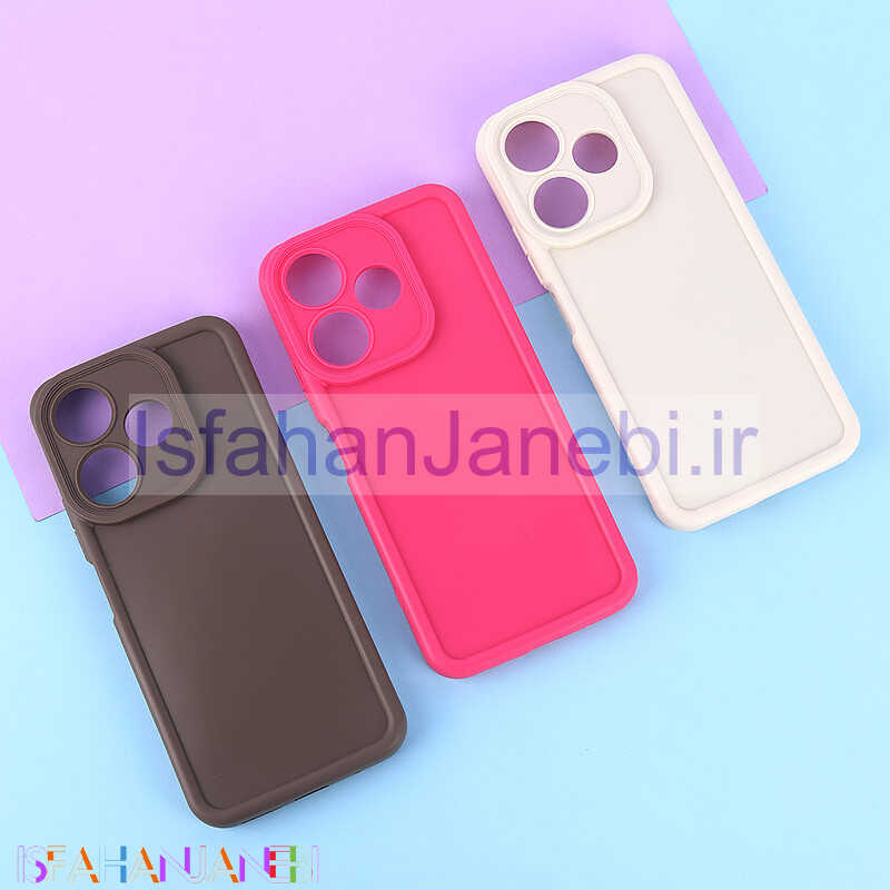 اصفهان جانبی-قاب سولید شیائومی Redmi 13 4G / Redmi 13 5G محافظ لنزدار