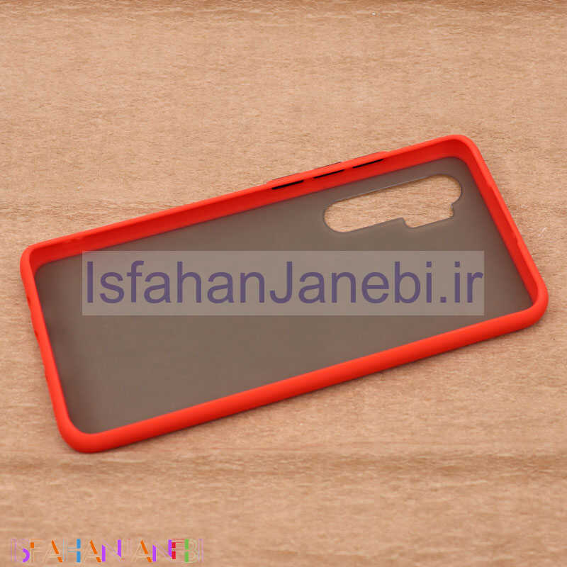 اصفهان جانبی-قاب PC مات Xiaomi Mi Note 10 Lite قرمز