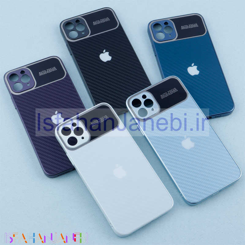 اصفهان جانبی-قاب PVD Carbon Ultimate محافظ لنزدار iPhone 11 Pro Max