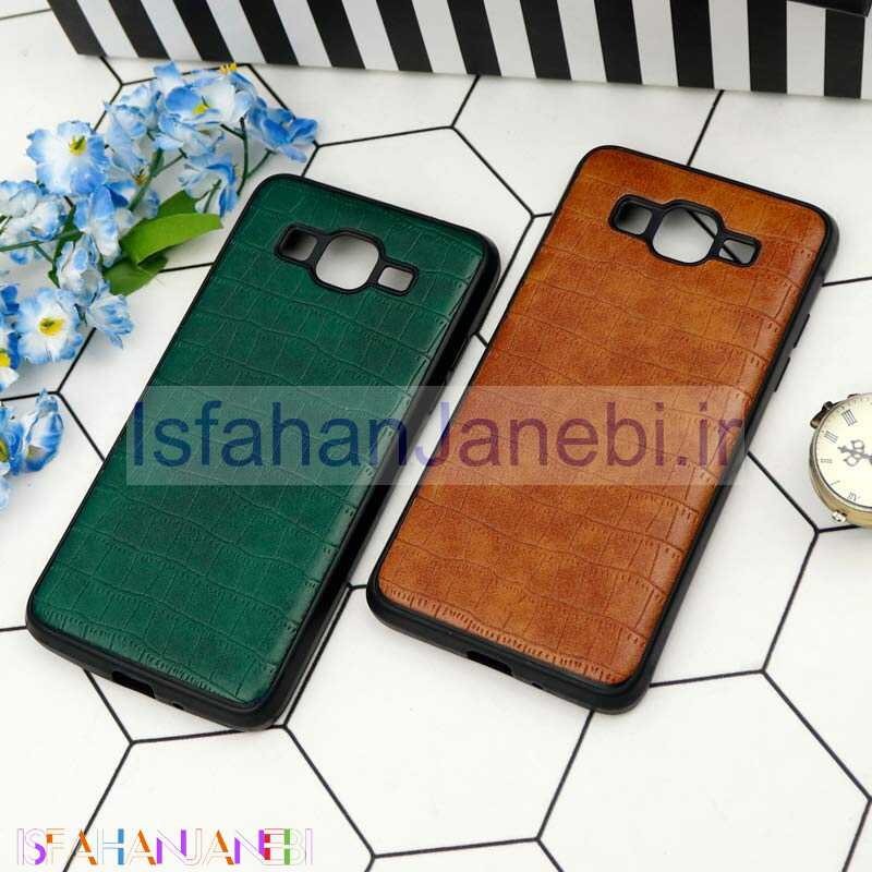اصفهان جانبی-قاب چرمی کروکودیل Samsung Galaxy J2 Prime