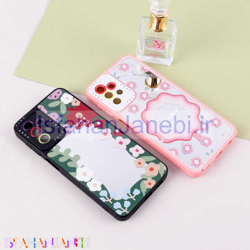 اصفهان جانبی-قاب آینه ای طرحدار محافظ لنزدار Samsung Galaxy A32 5G