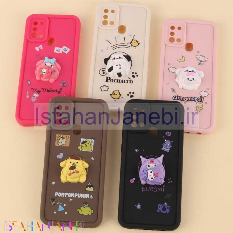 اصفهان جانبی-قاب سولید سامسونگ Galaxy A21s اسپینردار محافظ لنزدار