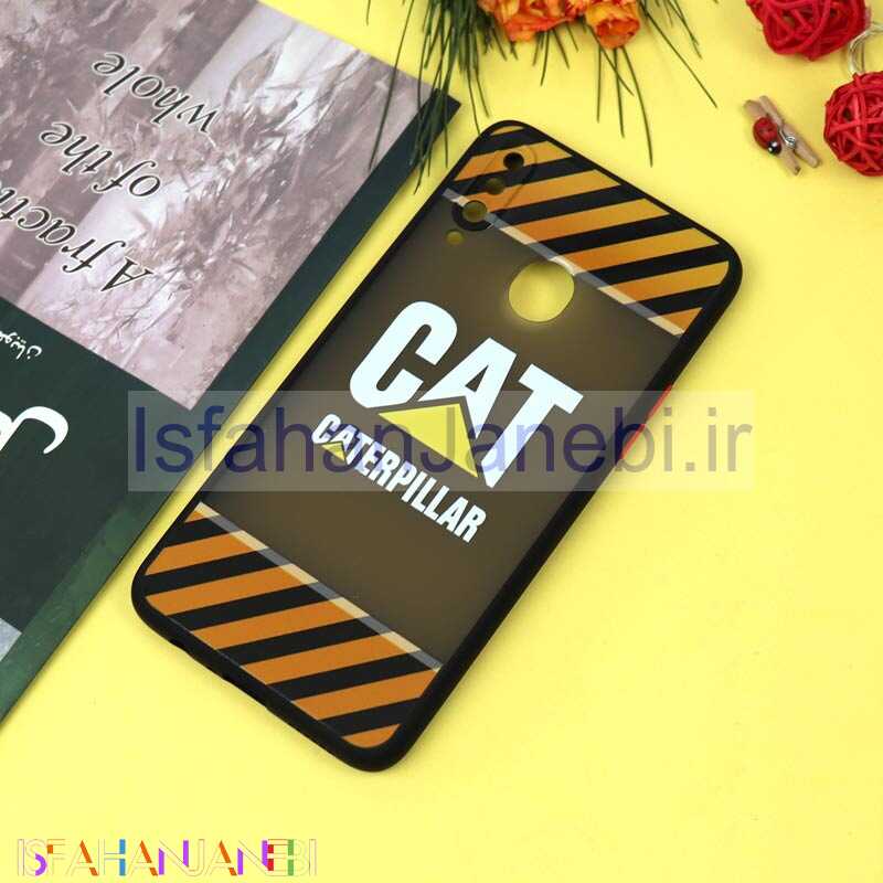 اصفهان جانبی-قاب PC مات محافظ لنزدار طرحدار CAT سامسونگ A20s