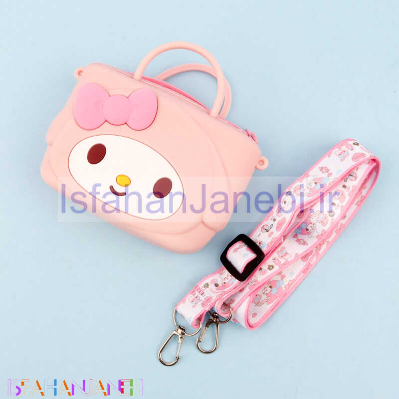 اصفهان جانبی-کیف هندزفری سیلیکونی بند دار خرس کالباسی