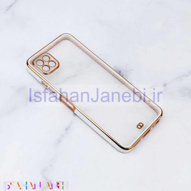 اصفهان جانبی-قاب ژله ای دور رنگی محافظ لنزدار Samsung Galaxy A22 5G