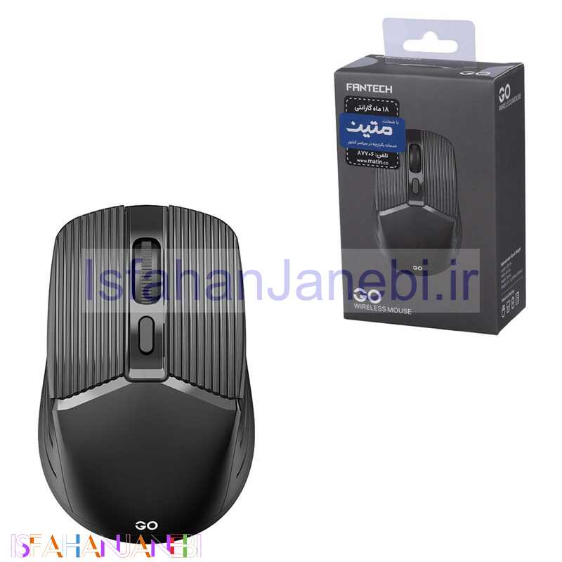 اصفهان جانبی-موس بی سیم فنتک GO W605
