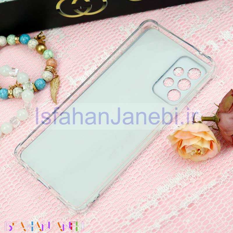اصفهان جانبی-قاب محافظ لنزدار رنگین کمانی ستاره ای Samsung Galaxy A72
