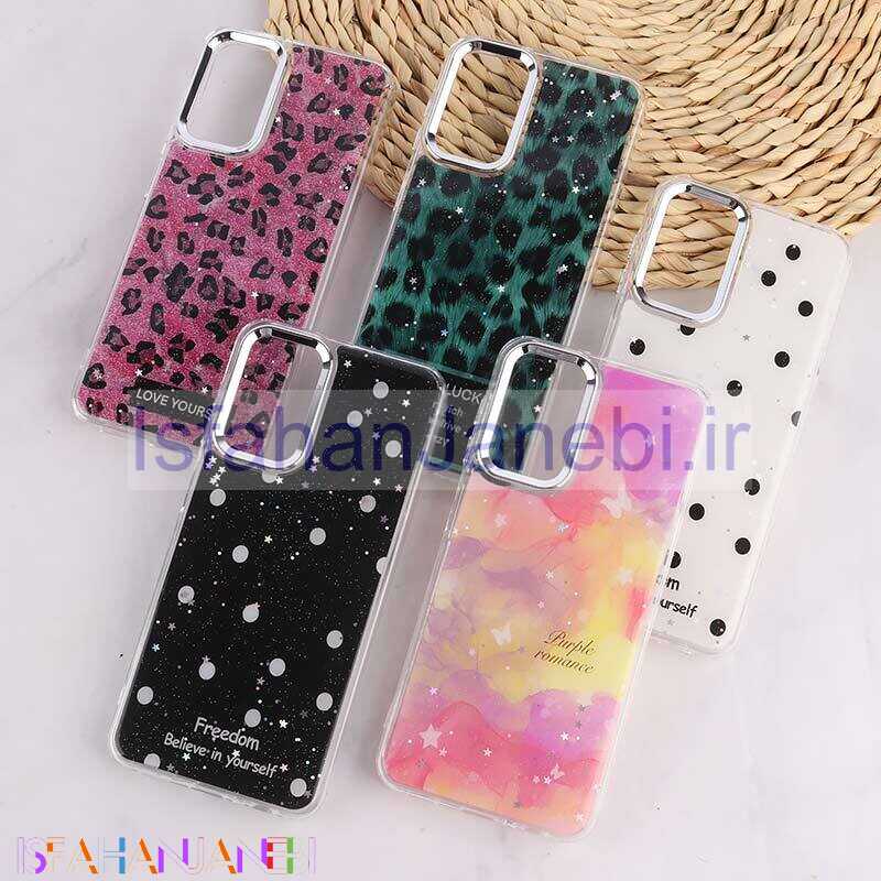 اصفهان جانبی-قاب رزینی سامسونگ Galaxy A13 4G طرح دار دور محافظ متال