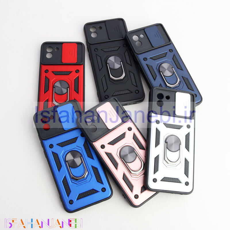 اصفهان جانبی-قاب ضد ضربه محافظ لنزدار کشویی هولدر دار بتمن Samsung Galaxy A03
