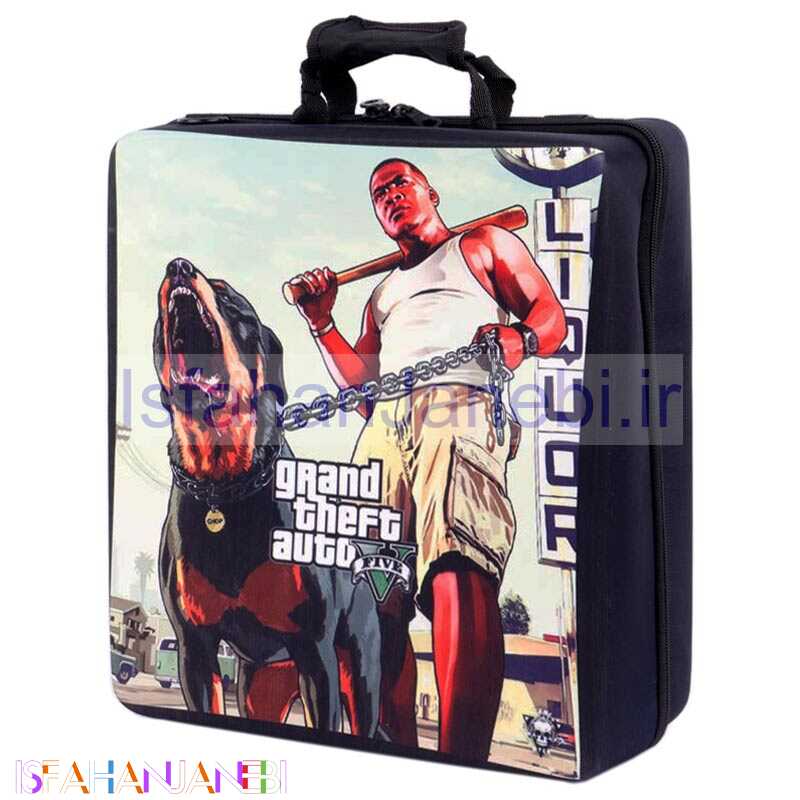 اصفهان جانبی-کیف کنسول بازی PS4 طرح GTA V کد 6