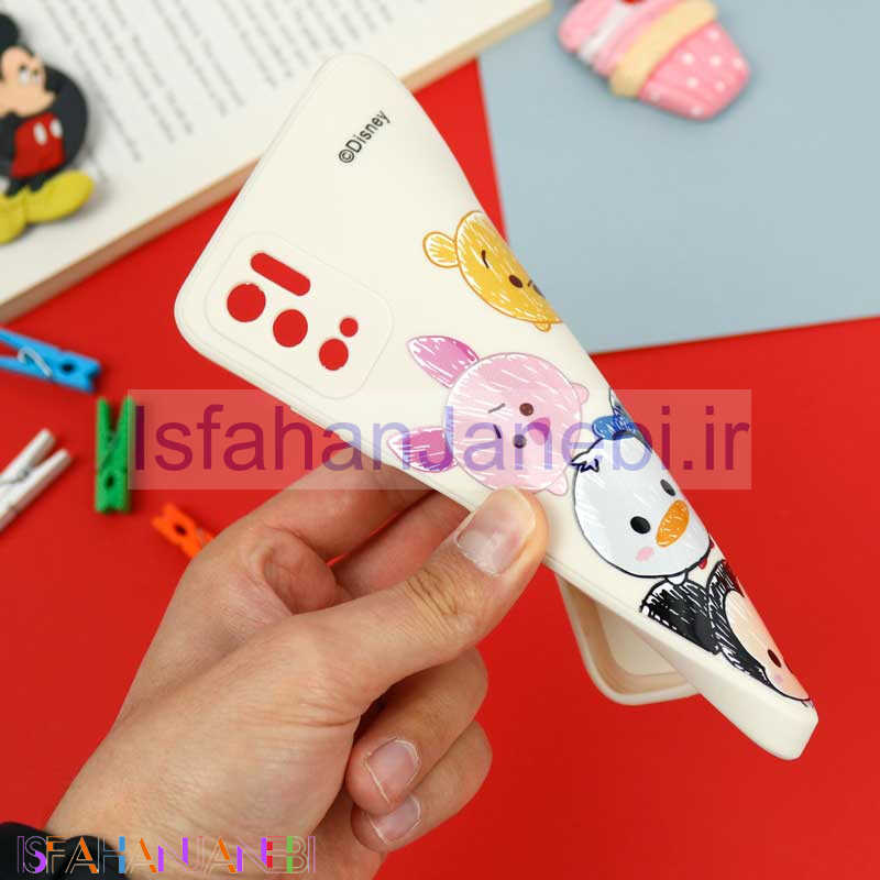 اصفهان جانبی-قاب سیلیکونی سفید محافظ لنزدار طرح دیزنی دخترانه Xiaomi Poco M3 Pro