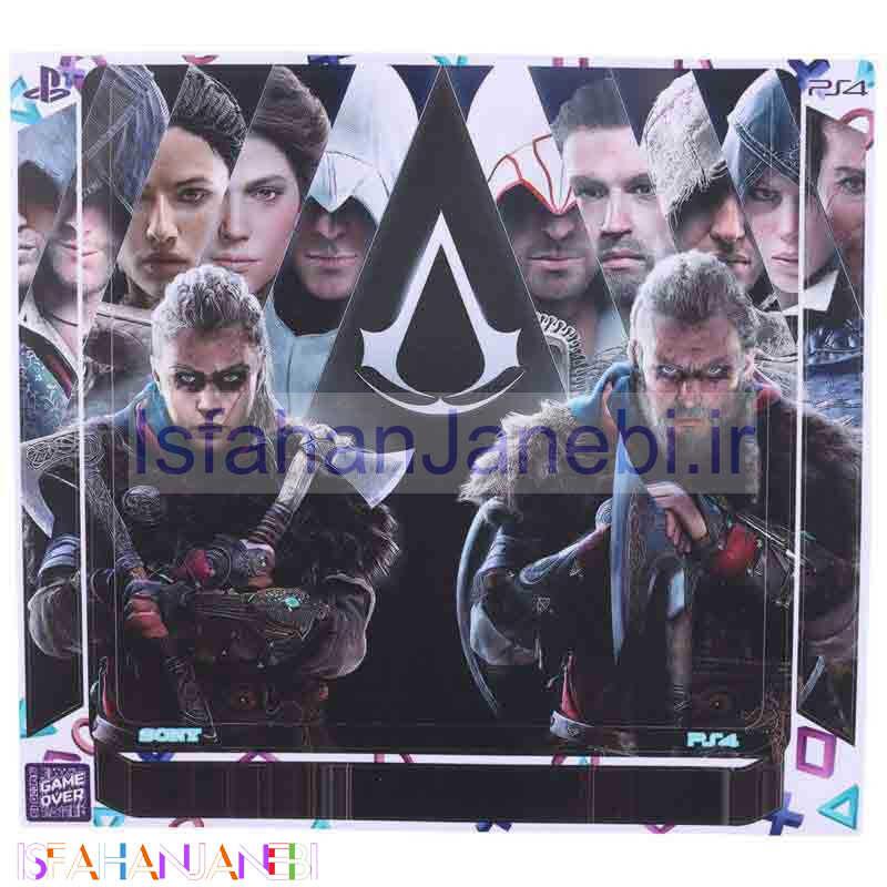اصفهان جانبی-اسکین پلی استیشن 4 اسلیم طرح Assassin's Creed Valhalla