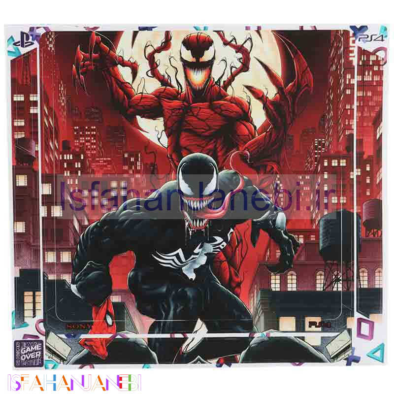 اصفهان جانبی-اسکین پلی استیشن 4 اسلیم طرح Venom کد 2