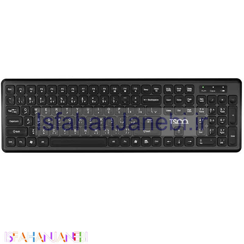 اصفهان جانبی-کیبورد بی سیم تسکو TK 7005W
