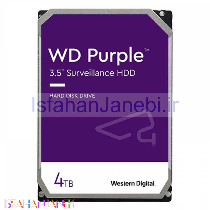 اصفهان جانبی-هارد اینترنال وسترن دیجیتال Western Digital Purple 4TB WD42PURZ