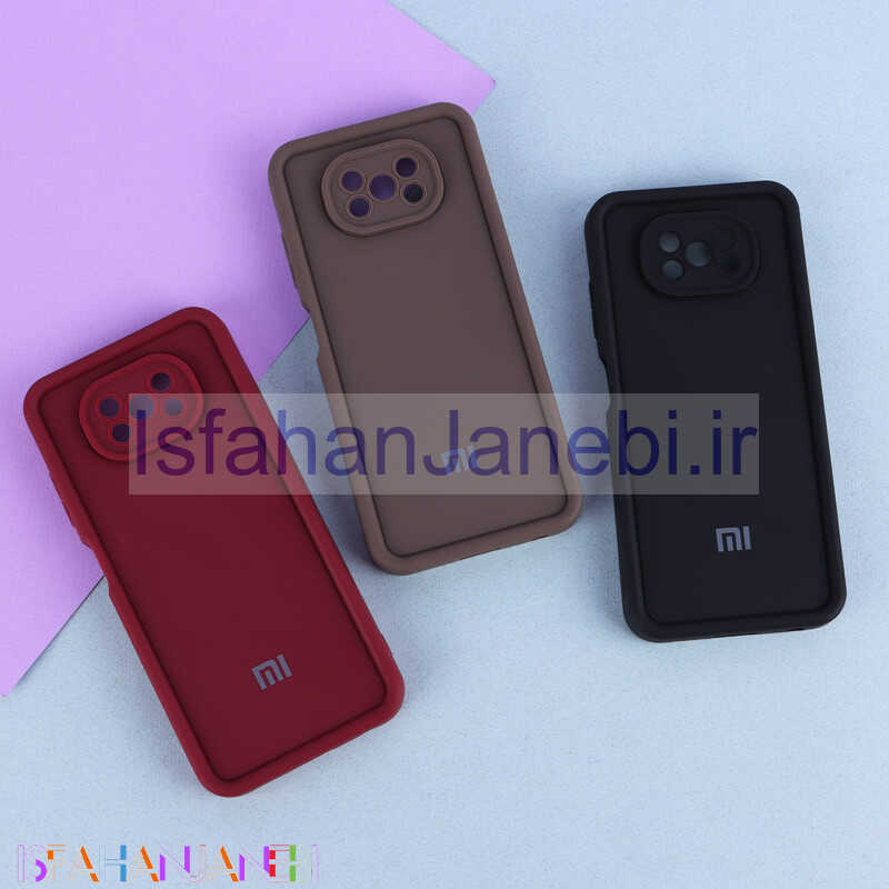 اصفهان جانبی-قاب سولید شیائومی Poco X3 / X3 NFC / X3 pro محافظ لنزدار