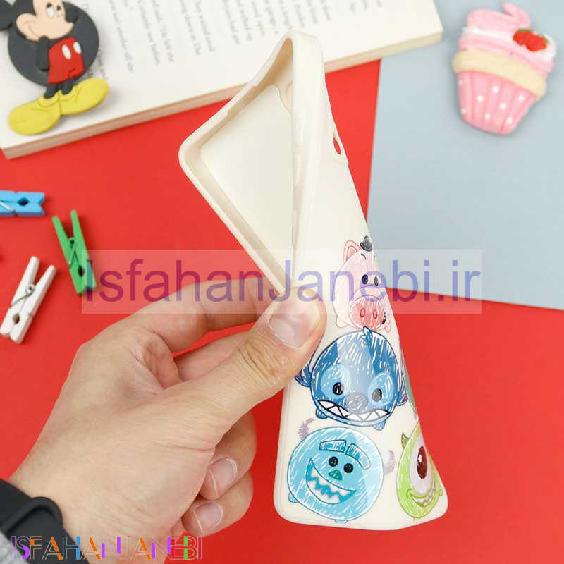 اصفهان جانبی-قاب سیلیکونی سفید محافظ لنزدار طرح دیزنی پسرانه Samsung Galaxy A71