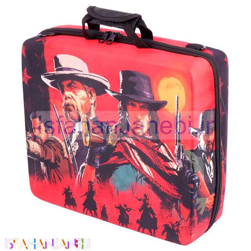 اصفهان جانبی-کیف کنسول بازی PS4 طرح Red Dead Redemption 2
