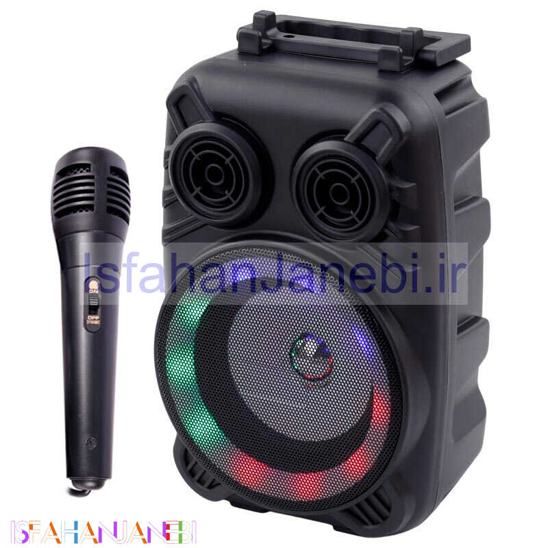 اصفهان جانبی-اسپیکر بلوتوثی رم و فلش خور YD-1206 + میکروفون
