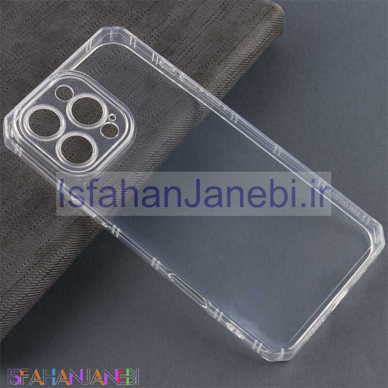 اصفهان جانبی-قاب ژله ای شفاف آیفون iPhone 16 Pro Max محافظ لنزدار