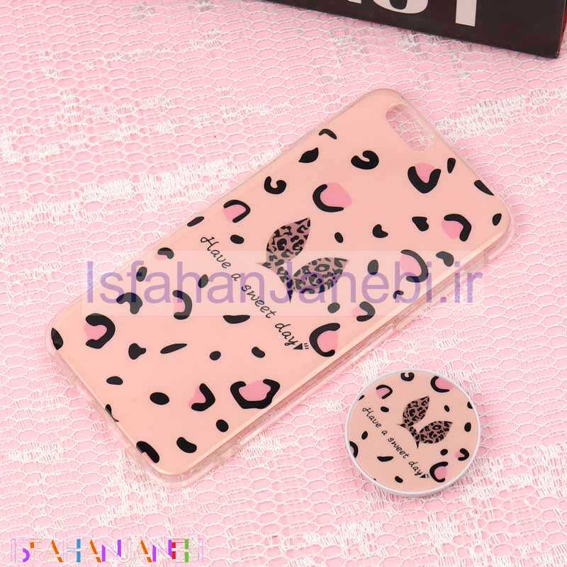 اصفهان جانبی-قاب سوپر IMD دور شفاف پاپ سوکت دار iPhone 6/6s خرگوش