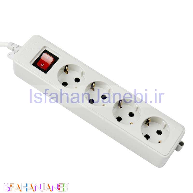 اصفهان جانبی-چند راهی 4 خانه ارت دار پارت الکتریک Shahab PE650 با کابل 5 متری