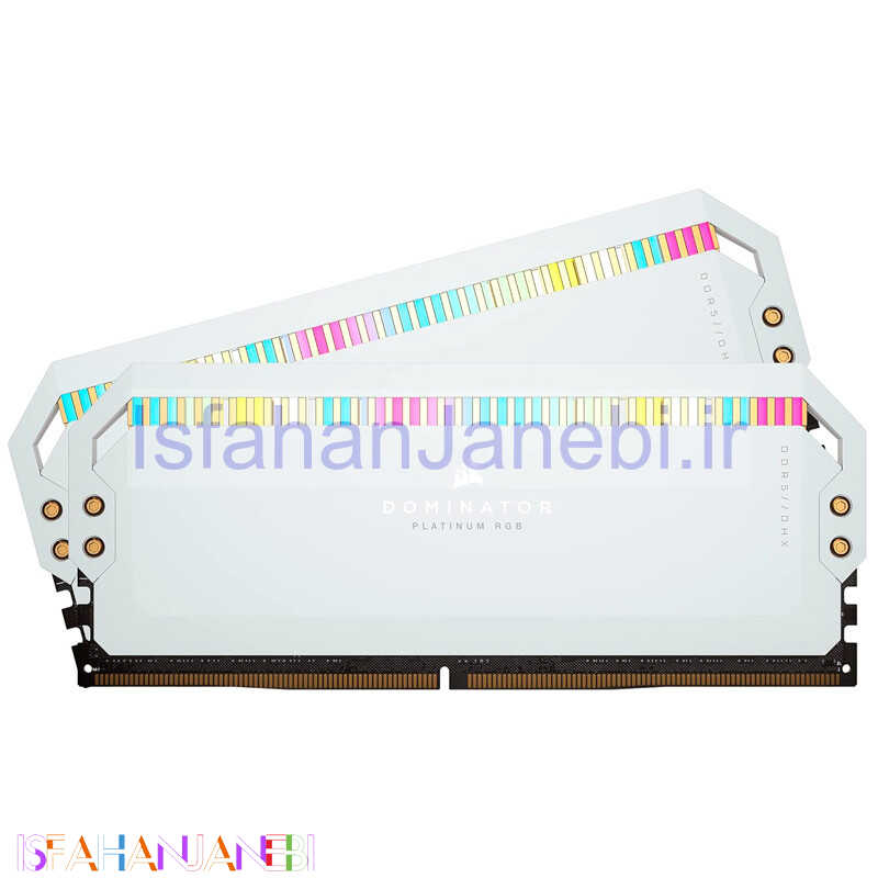 اصفهان جانبی-رم کامپیوتر Corsair Dominator Platinum RGB DDR5 32GB 5600MHz CL40 Dual