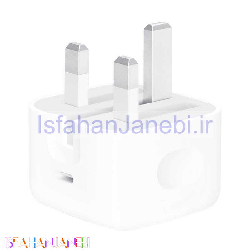اصفهان جانبی-کلگی فست شارژ سرجعبه iPhone 12 MHJF3ZP/A 3A PD 20W Type-C