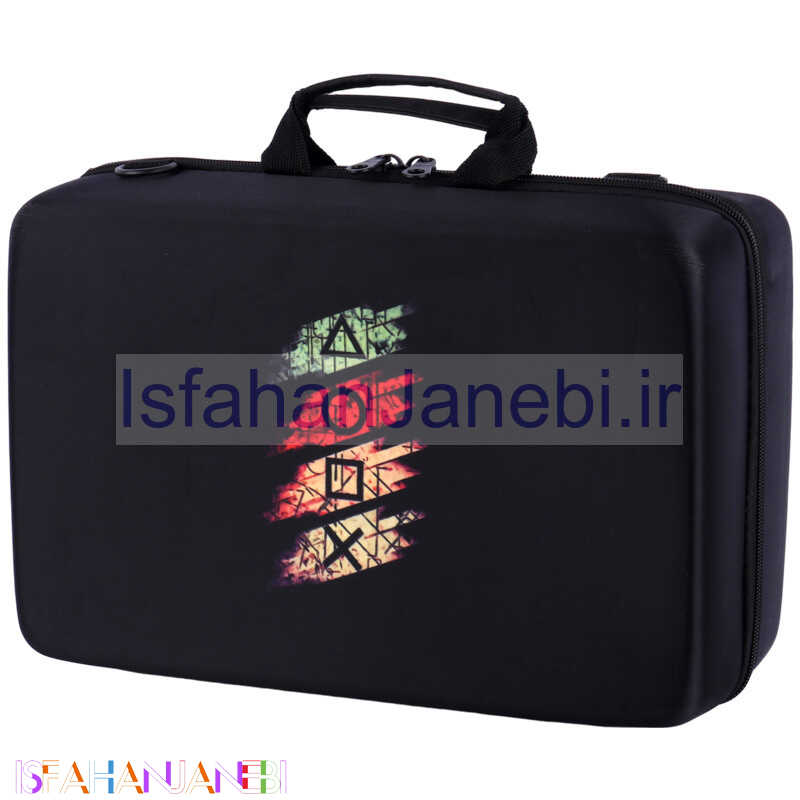 اصفهان جانبی-کیف کنسول بازی PS5 Slim طرح دکمه دسته بازی کد 6