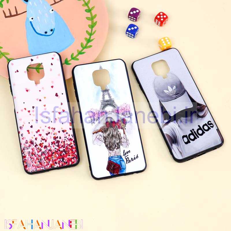 اصفهان جانبی-قاب فانتزی برجسته دخترانه شیائومی Redmi Note 9s سری 10