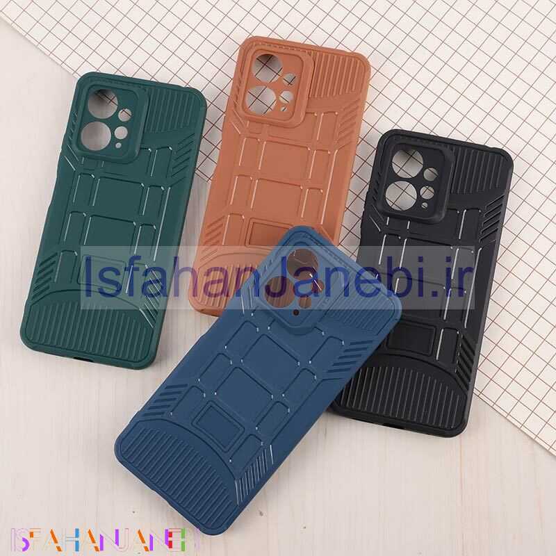 اصفهان جانبی-قاب سیلیکونی ژله ای شیائومی Redmi Note 12 4G پنجره ای محافظ لنزدار