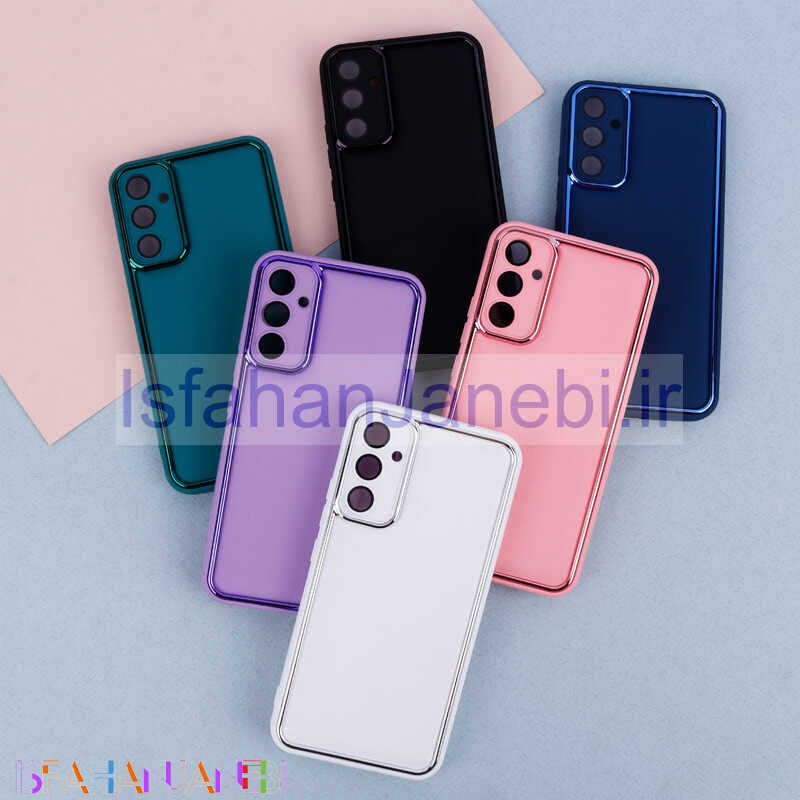 اصفهان جانبی-قاب دور براق رینگی محافظ لنزدار Samsung Galaxy A34