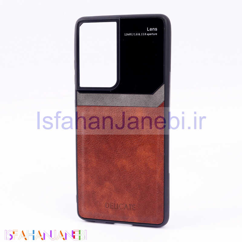 اصفهان جانبی-قاب Delicate چرمی Samsumg Galaxy S21 Ultra