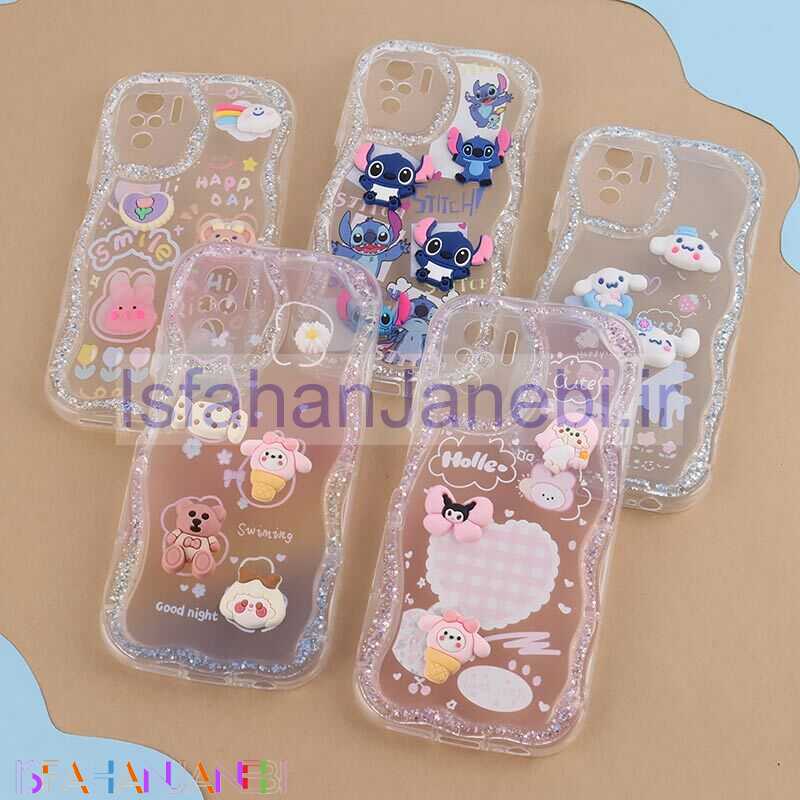 اصفهان جانبی-قاب شاینی شیائومی Redmi Note 10 4G / 10s عروسکی محافظ لنزدار