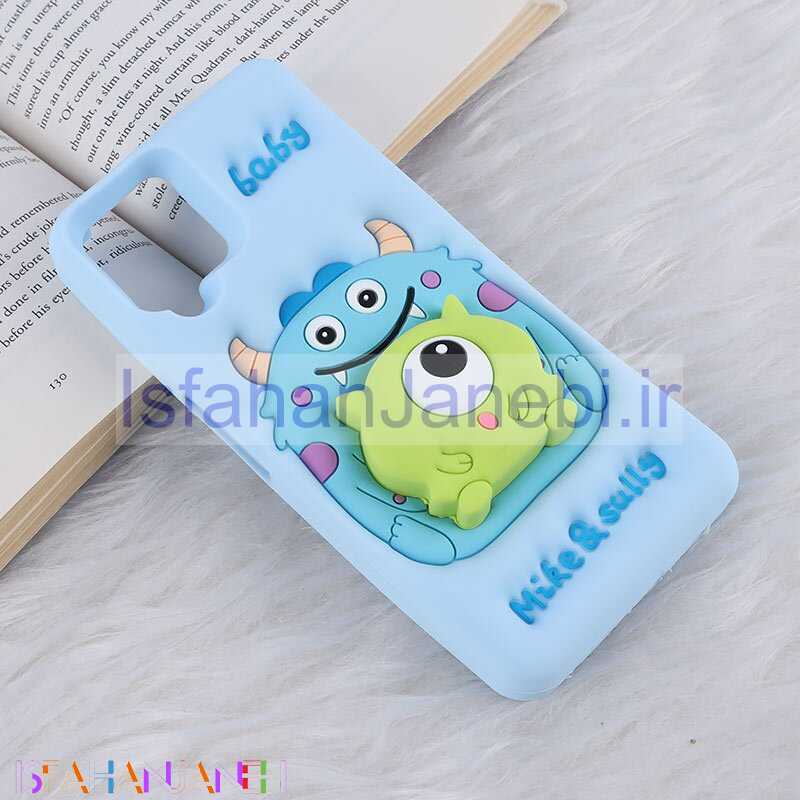 اصفهان جانبی-قاب عروسکی سامسونگ Galaxy A12 / M12 پاپ سوکت دار طرح Mike & Sully