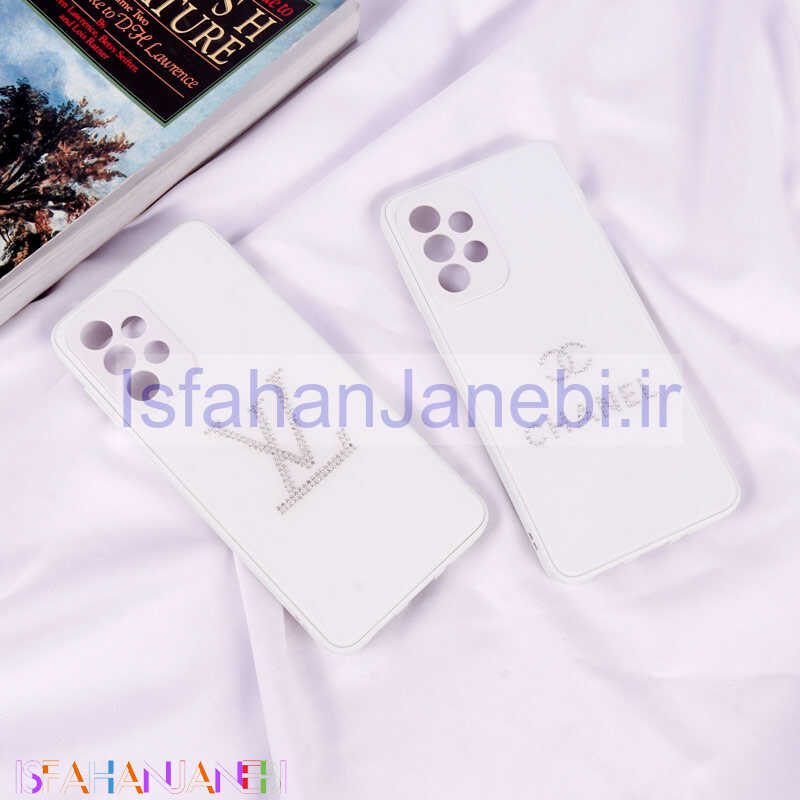 اصفهان جانبی-قاب PVD نگین دار Ipefet محافظ لنزدار Samsung Galaxy A33 5G سفید