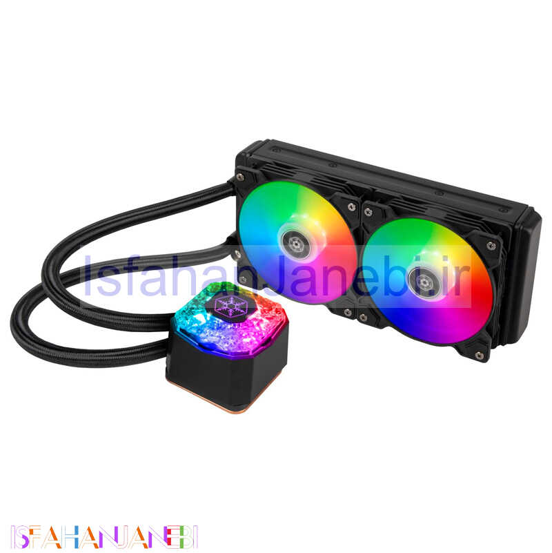 اصفهان جانبی-فن خنک کننده CPU سیلوراستون SilverStone SST-IG240P-ARGB