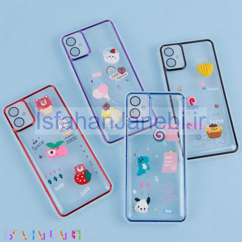 اصفهان جانبی-قاب شفاف عروسک برجسته محافظ لنزدار Samsung Galaxy A05