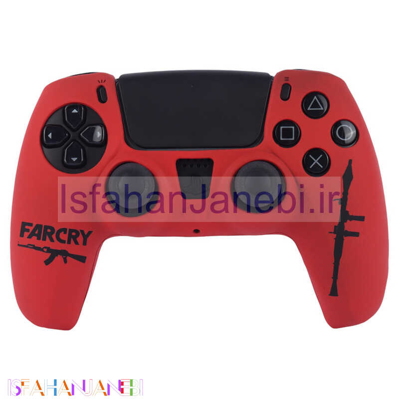 اصفهان جانبی-روکش دسته بازی PS5 طرح Far Cry قرمز مشکی