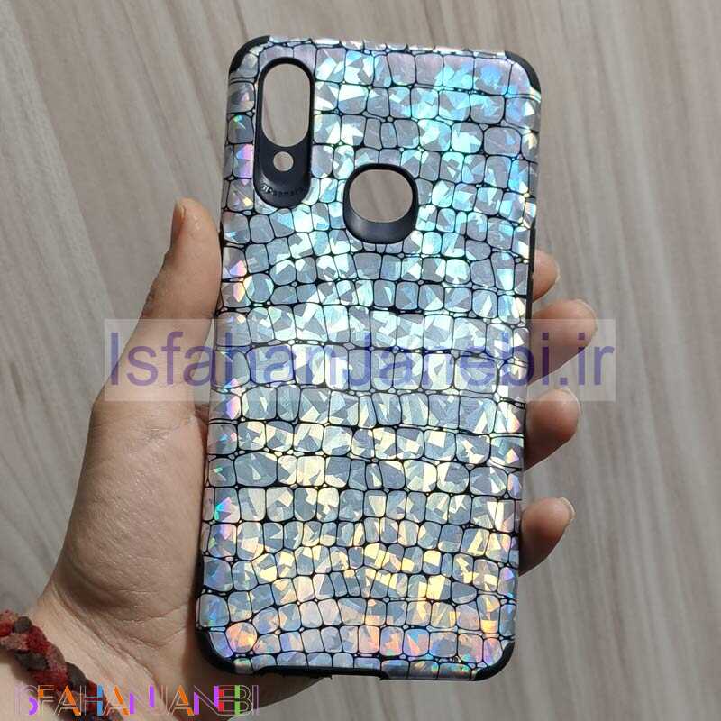 اصفهان جانبی-قاب چرمی پوست ماری هفت رنگ Samsung A10s